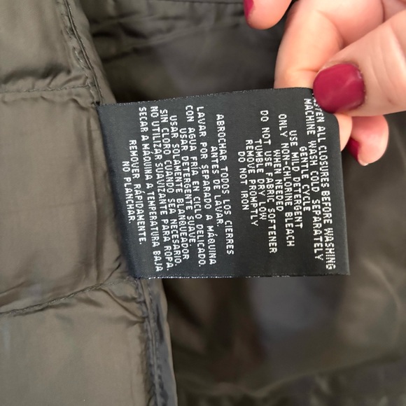 32 Degrees Sz S Women's Hooded Puffer Jacket Dark Green/Grey NWOT New Condition - Picture 9 of 10